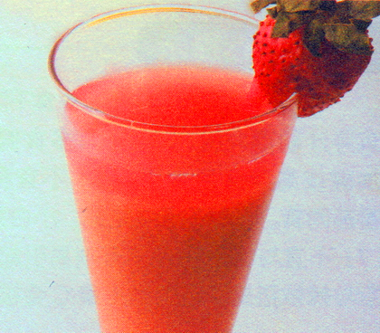 香蕉草莓牛奶汁
