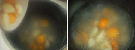 香梨枇杷排骨汤做法步骤4