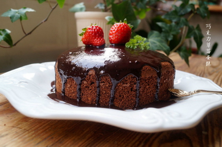 巧克力草莓蛋糕的做法
