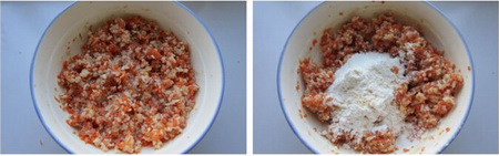 米饭肉丸子步骤3-4