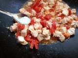 青椒番茄烩冻豆腐步骤10