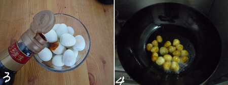 小花菇烧鹌鹑蛋步骤3-4