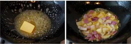 奶香豌豆浓汤步骤3-4