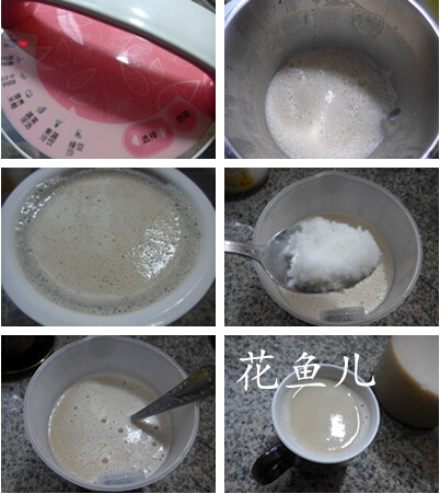 红枣薏米仁豆浆做法步骤4-6