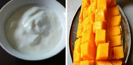 芒果酸奶做法步骤5