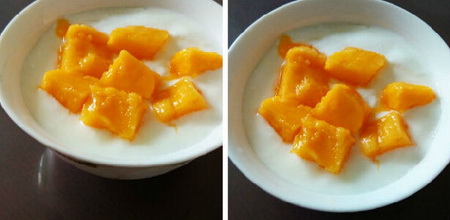芒果酸奶做法步骤6