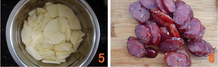 腊肠土豆片步骤5-6