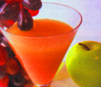 葡萄苹果汁