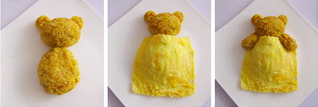 小熊盖被子咖喱饭步骤16-18