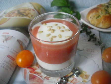 番茄酸奶杯的做法