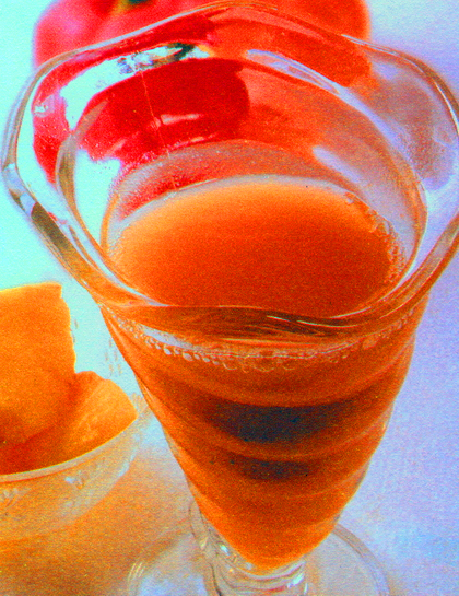 菠萝甜椒杏汁