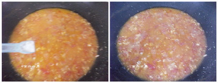 番茄肉末双蛋浓汤做法步骤6