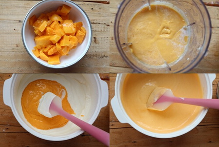 芒果酸奶慕斯步骤9-12