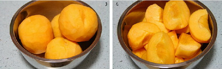 黄桃罐头做法步骤3-4