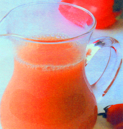 圣女果红椒奶汁