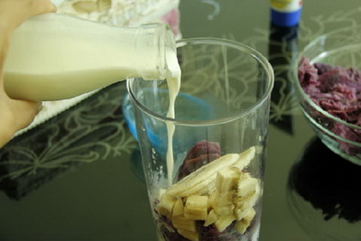 紫薯奶昔做法步骤5
