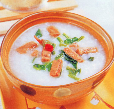 (1)菠菜猪肝粥