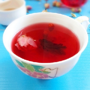 蜂蜜洛神玫瑰花茶