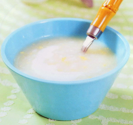 蛋黄酸奶粥