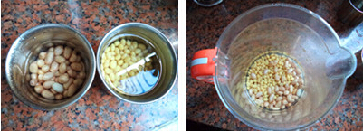 花生豆浆做法步骤1-2