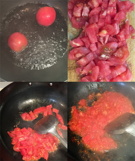 蕃茄虾球浓汤步骤5-8