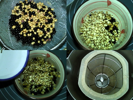 薏米黑黄豆浆做法步骤1