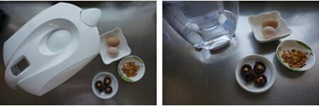 虾米香菇蒸蛋羹做法步骤1-2
