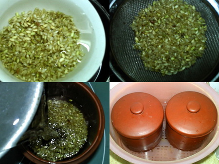 金桂糙米粥做法步骤1