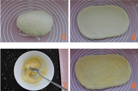 日式炼乳面包步骤5-8