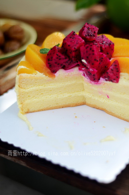 黄桃奶油蛋糕的做法