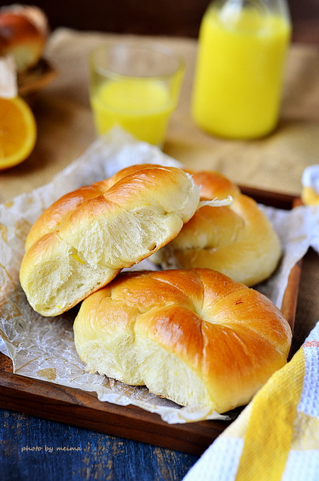 橙香老式面包