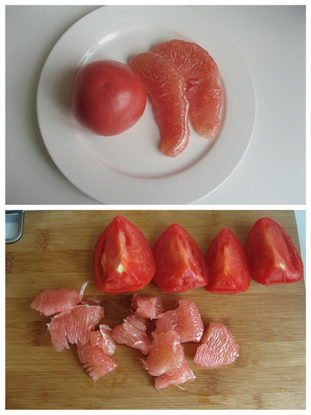 红柚番茄汁做法步骤1-2