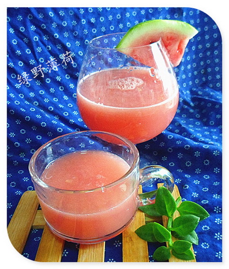 红柚雪梨西瓜汁的做法