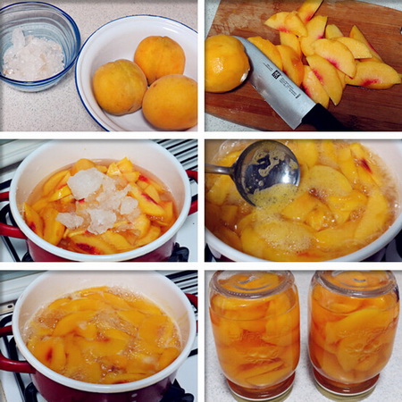 糖水黄桃做法步骤1-6