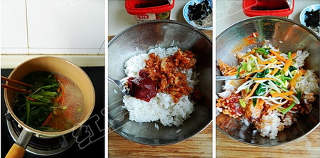 韩式杂菜拌饭步骤4-6