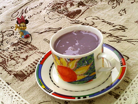 紫薯黑黄豆浆的做法