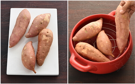 陶瓷锅版烤红薯步骤1-2