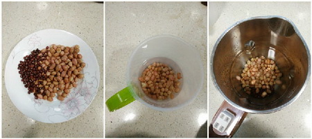 红豆花生浆做法步骤1