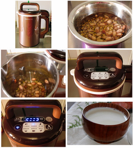 花生豆浆做法步骤1-6