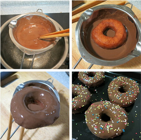 巧克力多彩甜甜圈步骤15-17