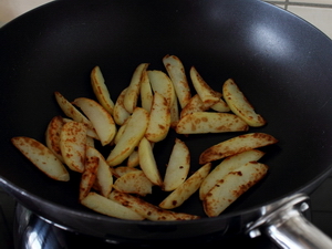 椒盐香煎土豆步骤4