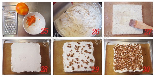 焦糖榛子蛋糕步骤25-30