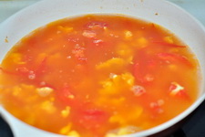 西红柿鸡蛋疙瘩汤步骤5