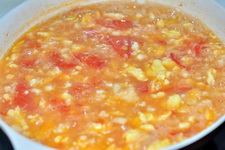 西红柿鸡蛋疙瘩汤步骤7