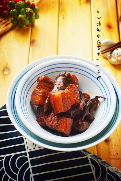 榛蘑红烧肉的做法