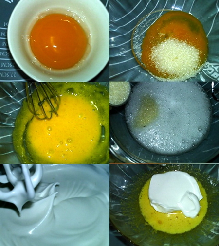 鹅蛋法式海绵小蛋糕步骤1