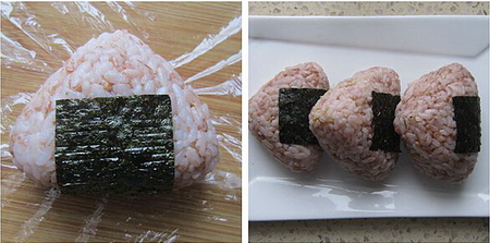 红粳米肉松饭团步骤7-8
