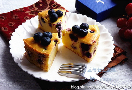 蓝莓芝士蛋糕（图）步骤