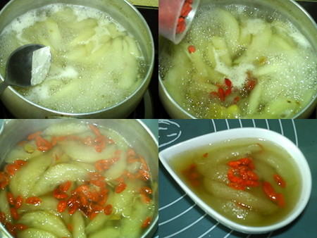 生姜蜜梨汤步骤2