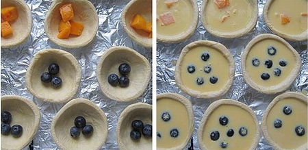 蓝莓蛋挞步骤5-6